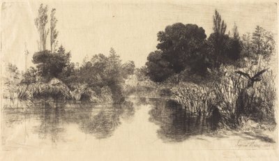 Shere Mill Göleti (Daha Büyük Plaka) by Francis Seymour Haden