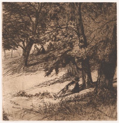 Palto Altı..., 1859., 1859 by Francis Seymour Haden