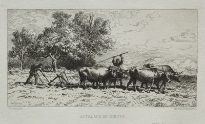 Öküz Takımı by Francis Seymour Haden