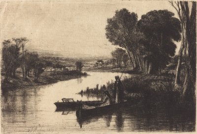 Thames Balıkçıları by Francis Seymour Haden