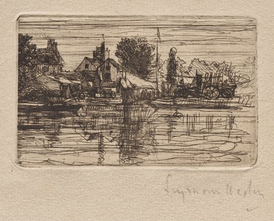 Thames Yakası by Francis Seymour Haden