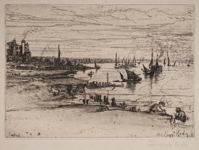 Han, Purfleet, 1869. by Francis Seymour Haden