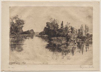Ada, Boyle's Farm'ın karşısında by Francis Seymour Haden