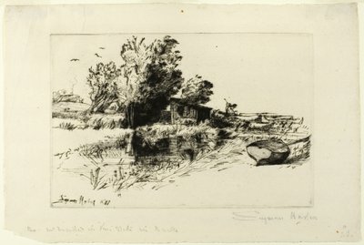 Küçük Kayık Evi by Francis Seymour Haden