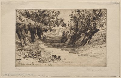 Aşıklar Yürüyüşü (İkinci Plaka) by Francis Seymour Haden