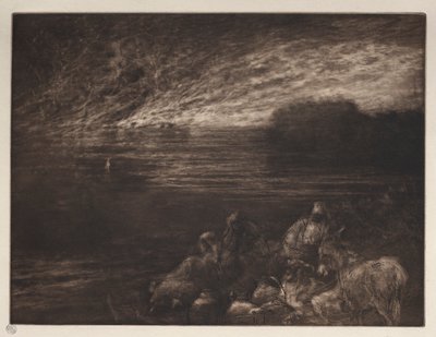 Tuz Sütunu by Francis Seymour Haden