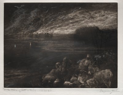 Tuz Sütunu. by Francis Seymour Haden
