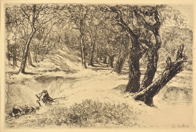 Üç Kızkardeş by Francis Seymour Haden