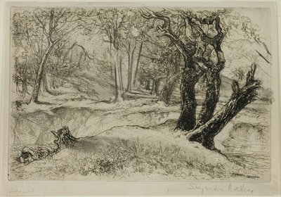 Üç Kızkardeş by Francis Seymour Haden