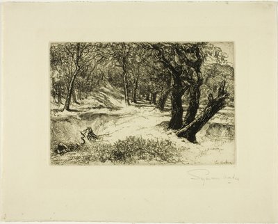 Üç Kızkardeş by Francis Seymour Haden