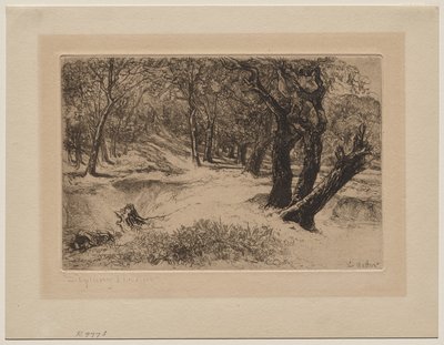 Üç Kızkardeş by Francis Seymour Haden
