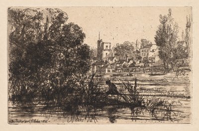Twickenham Kilisesi by Francis Seymour Haden