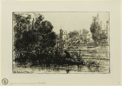 Twickenham Kilisesi by Francis Seymour Haden