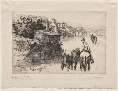 Wareham Köprüsü by Francis Seymour Haden