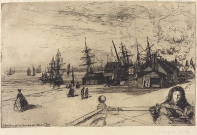 Yat Tavernası, Erith by Francis Seymour Haden