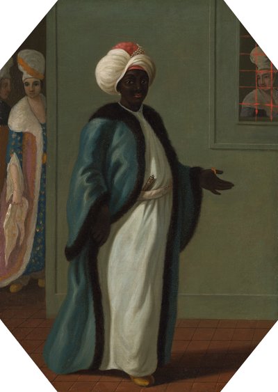 Kara Hadımların Reisi ve Serraglio'nun Birinci Bekçisi Kisler Ağa by Francis Smith
