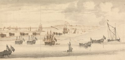 Medway'deki Hulk'lar by Francis Swaine