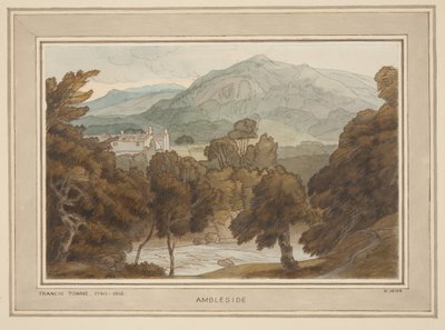 Ambleside, Clappers Gate Yakınında Bir Görünüm, Ambleside by Francis Towne