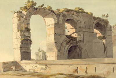 Claudian Su Kemeri, Roma by Francis Towne