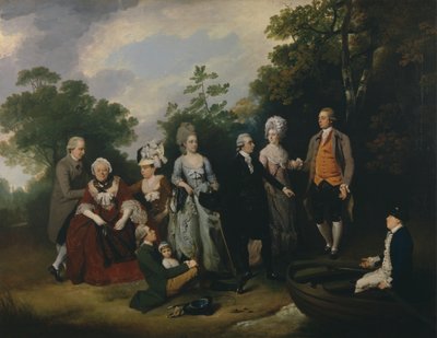 Oliver ve Ward Aileleri by Francis Wheatley