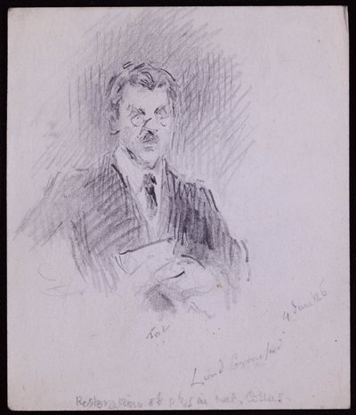 Crawford Kontu ve Balcarres'in Portresi by Francis Wilfred Lawson