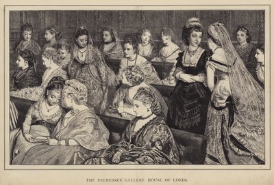 Peeresses Galerisi, Lordlar Kamarası by Francis Wilfred Lawson