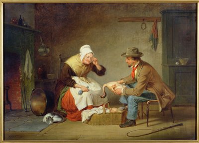 Pazarlık (Noel Türkiyesi) c.1858 by Francis William Edmonds