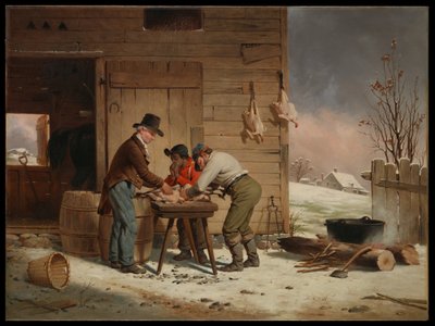 Noel'e Hazırlık (Hindi Yolma) by Francis William Edmonds