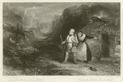 Hamish Bean and his mother  by Francis William Topham