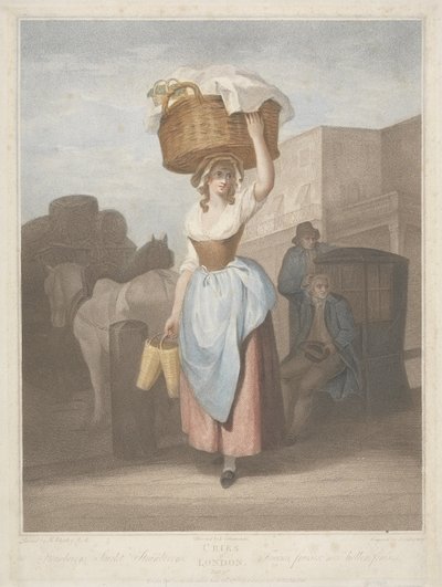 Çilekler, Tatlı Çilekler, Giovanni Vendramini (1769-1839) 1795 tarafından oyulmuş by Francis after Wheatley