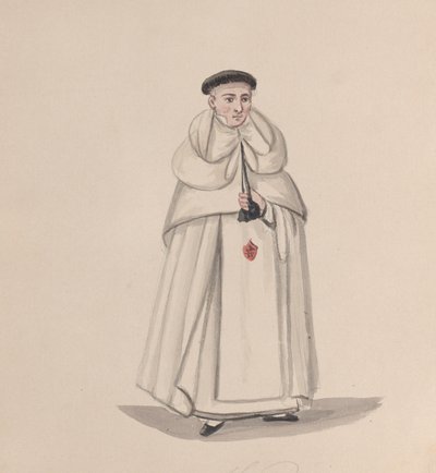 Bir grup çizimden Mercederian Order of Our Lady of Mercy