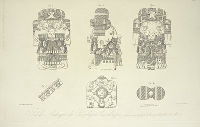 Bazaltik Porfiri Aztek İdolü, Mexico City