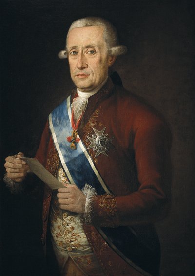 Jose Monino, Floridablanca Kontu, Charles III Bakanı (tuval üzerine yağlıboya) by Francisco Folc de Cardona