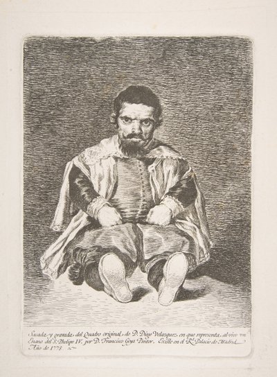 Bir cüce, Diego Velázquez, 1778
