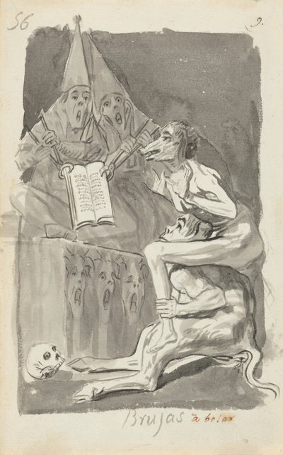 Brujas à volar (Uçmaya Hazırlanan Cadılar) [ayet] by Francisco de Goya