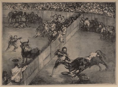 Bölünmüş Halkada Boğa Güreşi by Francisco de Goya