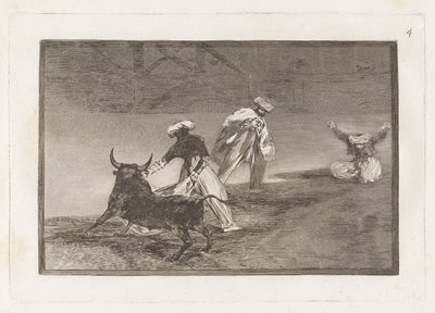 Capean otro encerrado (Muhafazadaki Pelerinle Bir Başka Oynuyorlar), La tauromaquia