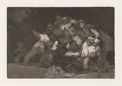 Los disparate (Atasözleri) dizisinden Bir Kedinin Pençeleri ve Bir Adanmışın Elbisesi olarak da bilinen General Folly by Francisco de Goya