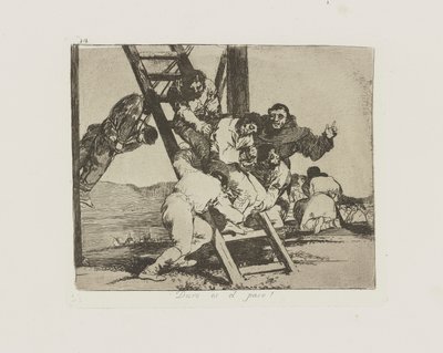 Adım zor! (Öğe by Francisco de Goya