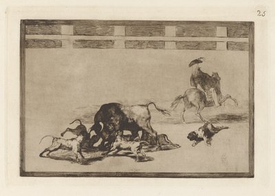 Echan perros al toro (Boğa Üzerinde Gevşek Köpekler), La tauromaquia