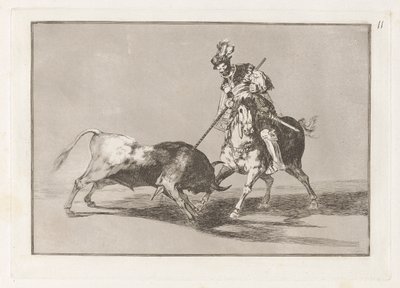 El Cid Campeador başka bir boğayı mızraklıyor (Cid Campeador Başka Bir Boğa Mızraklıyor), La tauromaquia