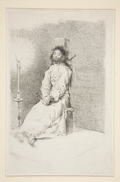 Garroted Adam by Francisco de Goya