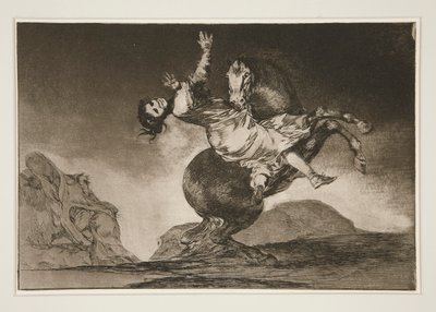 Yırtıcı at (At Kaçıran), pl. Atasözleri dizisinden 10 by Francisco de Goya