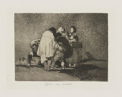 Espir? günah ilacı. (Yapılacak Bir Şey Yoktu ve Öldü.), pl. Los desastres de la guerra (Savaşın Felaketleri) dizisinden 53 by Francisco de Goya