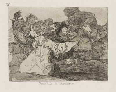 Şarlatan şov dünyası. (Şarlatanlar by Francisco de Goya