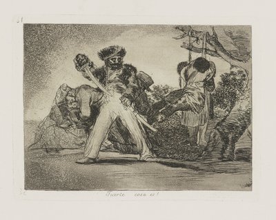 Güçlü olan şey! (O by Francisco de Goya