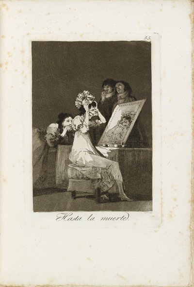Ölüme kadar, 1799-1799 by Francisco de Goya
