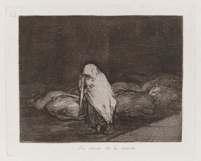 Ölüm Yatakları, Savaşın Felaketlerinden 62. Levha by Francisco de Goya