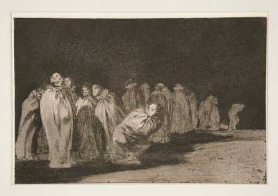 Encased (Çuvaldaki Adamlar), pl. diziden 8 Atasözleri by Francisco de Goya