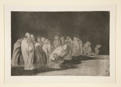 Çuvallar (Çuvallı Erkekler), pl. diziden 8 Atasözleri by Francisco de Goya